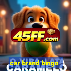 car brand bingo
